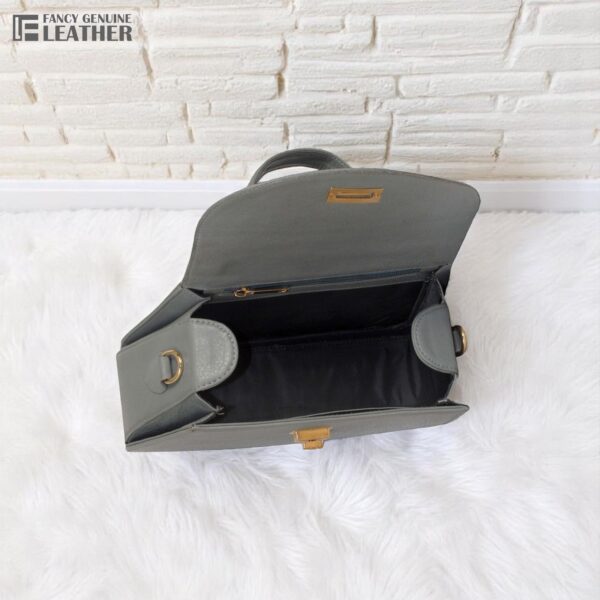 Elegant Genuine Leather Ladies Handbag - Image 5