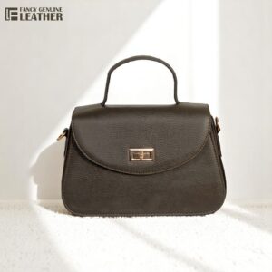 Stylish Genuine Leather Ladies Handbag With Elegant