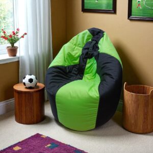 Luxurious Premium Parachute bean bag Two color blend  Cover for Decor Accent (without filling)