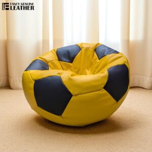 Bean Bag in Football shape Cover for Adults – Rustic Vintage Decor, Toss Game, Man Cave or Kids Room Gift Fully Customisation available