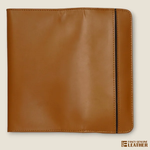 Classic Brown Leather Ladies' Clutch – Stylish & Functional - Image 2