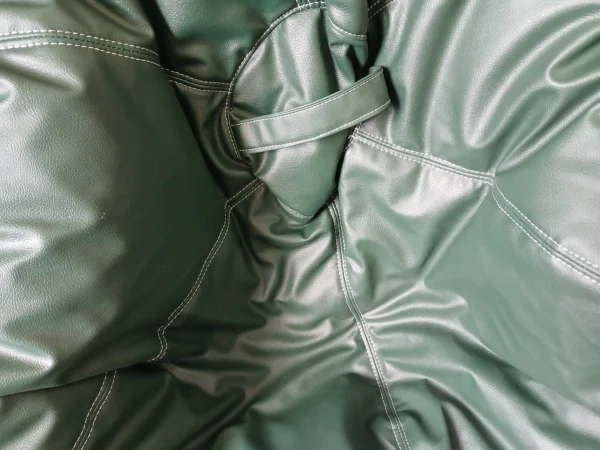 EcoLuxe Dark Green Drum Bean Bag Chair – Ultimate Comfort &Amp; Style - Image 4