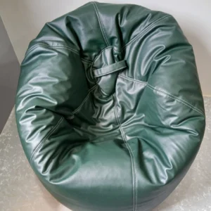 EcoLuxe Dark Green Drum Bean Bag Chair – Ultimate Comfort &Amp; Style