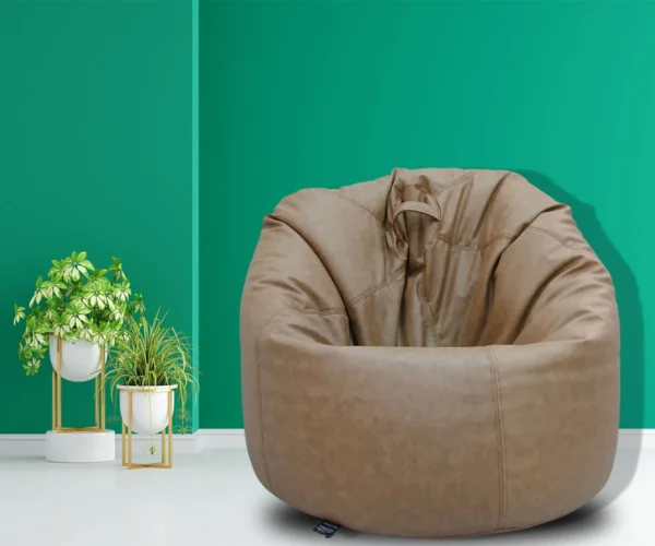 Leather Bean Bag Sofa Chair - Image 3