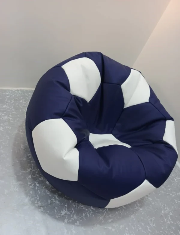 BEANS BAG FOOTBALL SHAPE IN SYNTHETIC LEATHER (MEDIUM SIZE) - Image 2