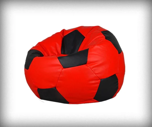 Foot Ball Style Comfortable Leather Bean Bag Sofa - Image 2