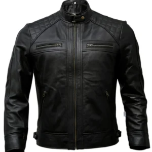 Men’s Genuine Leather Biker Jacket – Choose From Timeless Black Or Vintage Brown Distressed Lambskin Motorcycle Style