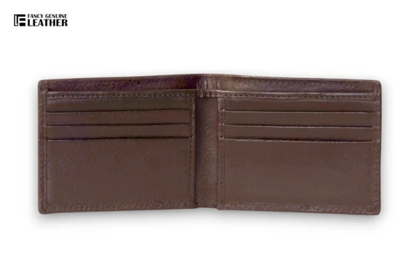 Classic Brown Genuine Leather Gents Wallet - Image 3