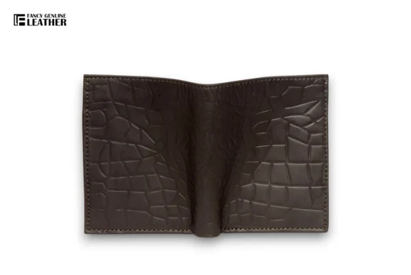 Luxury Black Crocodile-Textured Leather Gents Wallet Luxury Black Crocodile-Textured Leather Gents Wallet Luxury Black Crocodile-Textured Leather Gents Wallet Luxury Black Crocodile-Textured Leather Gents Wallet - Image 2