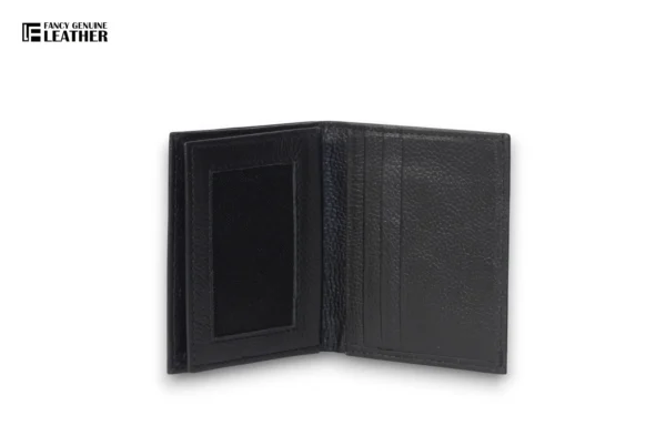 Fancy Men's Classic Leather Card Holder & Wallet - Image 3
