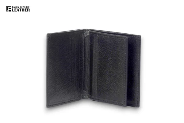 Fancy Men's Classic Leather Card Holder & Wallet - Image 2