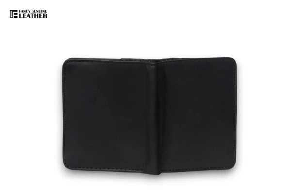 Sleek Black Genuine Leather Gents Wallet – Smart & Stylish - Image 3