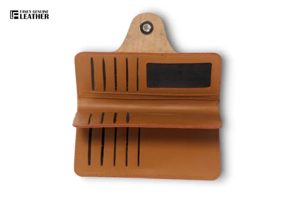 Mens Leather Long Wallet - Image 2