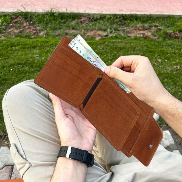 Brown Mens Wallet - Image 2