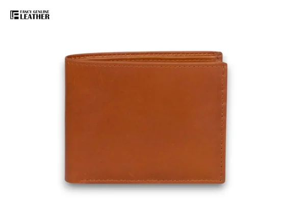 Premium Tan Brown Genuine Leather Gents Wallet