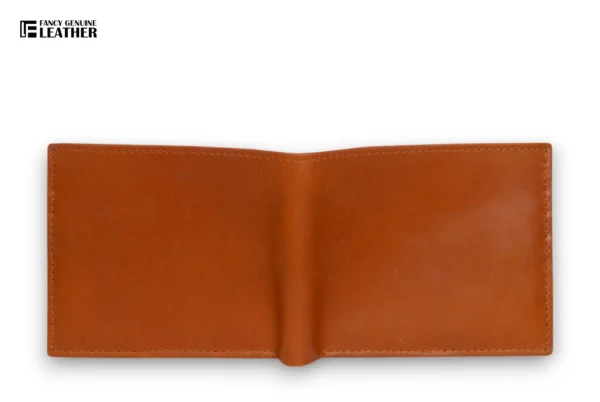 Premium Tan Brown Genuine Leather Gents Wallet - Image 4