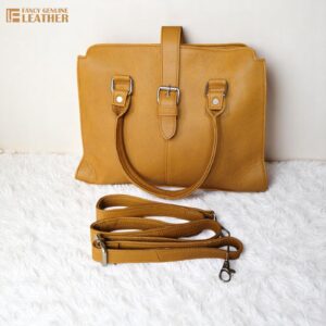 Timeless Elegance: Women’s Classic Genuine Leather Tote Bag