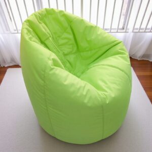 Modern Bean Bag with Ottoman Footrest – Premium Parachute Fabric