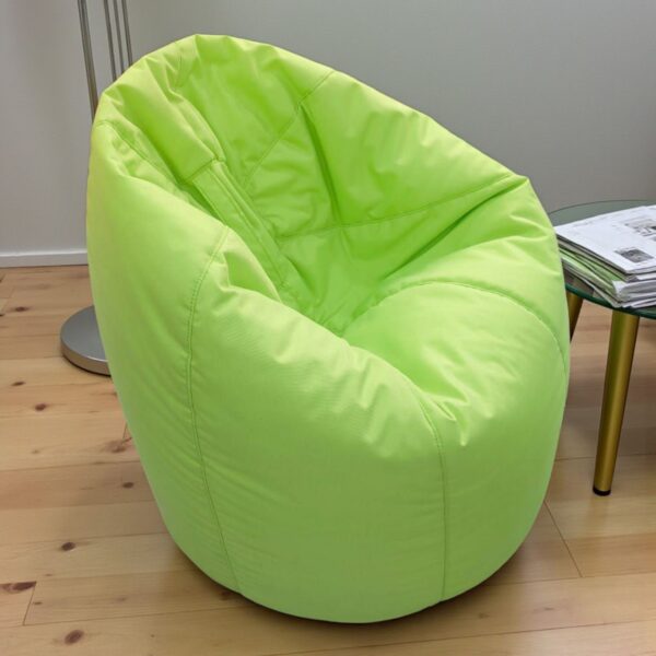Modern Bean Bag with Ottoman Footrest – Premium Parachute Fabric - Image 3