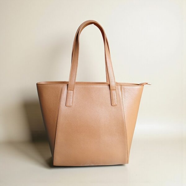Genuine Leather Tote Bag for Women – Spacious Handbag with Multi Pockets | 6 Colors - Image 3