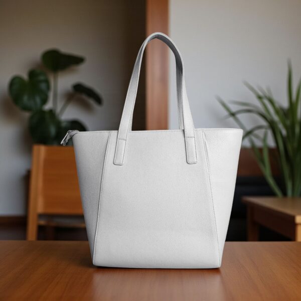 Genuine Leather Tote Bag for Women – Spacious Handbag with Multi Pockets | 6 Colors - Image 10