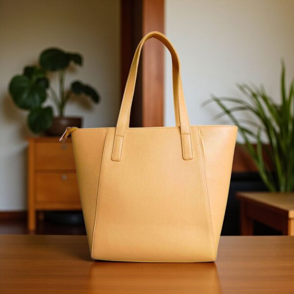 Genuine Leather Tote Bag for Women – Spacious Handbag with Multi Pockets | 6 Colors