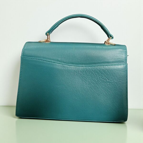 Genuine Leather Women’s Handbag – Multi Colors | 10x8x4 in | Free Karachi Shipping - Image 5