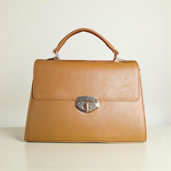 Genuine Leather Women’s Handbag – Multi Colors | 10x8x4 in | Free Karachi Shipping - Image 9